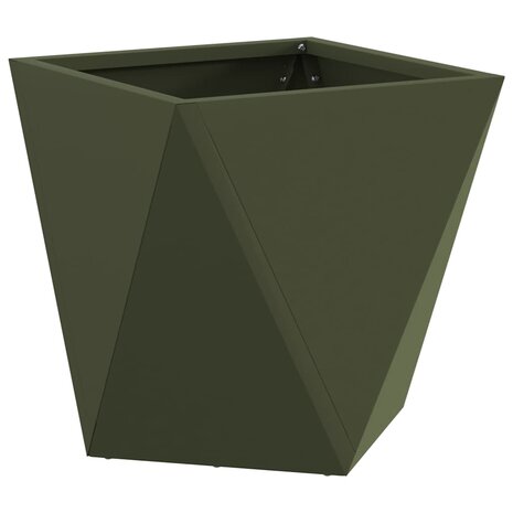 Plantenbak Olijf Groen 30 x 30 x 30 cm Staal 2