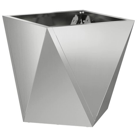 Plantenbak Zilver 30 x 30 x 30 cm Gegalvaniseerd staal 2
