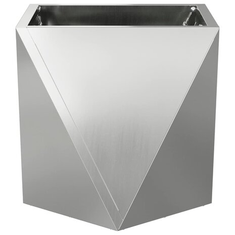 Plantenbak Zilver 30 x 30 x 30 cm Gegalvaniseerd staal 5