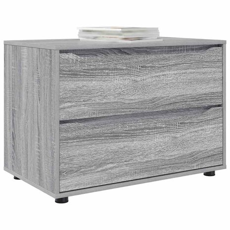 Opbergkast Grijs Sonoma 80 x 48 x 57 cm Bewerkt hout 3