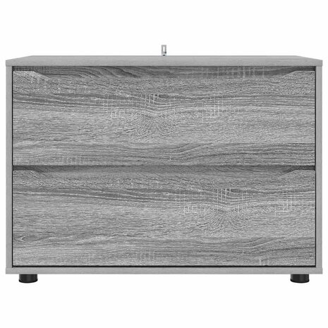 Opbergkast Grijs Sonoma 80 x 48 x 57 cm Bewerkt hout 8