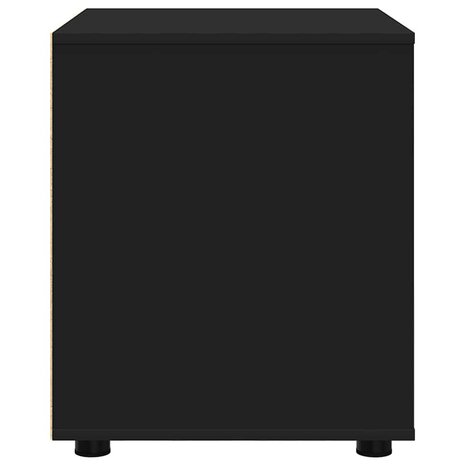Opbergkast Zwart 60 x 48 x 57 cm Bewerkt hout 7