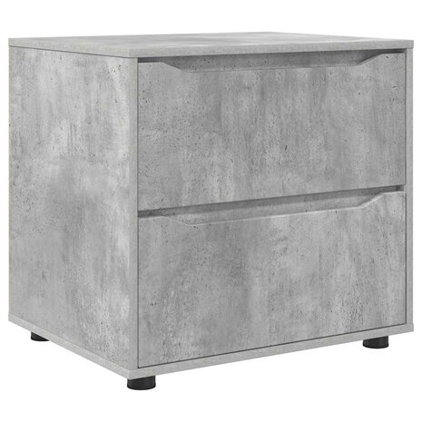 Opbergkast Beton Grijs 60 x 48 x 57 cm Bewerkt hout 2