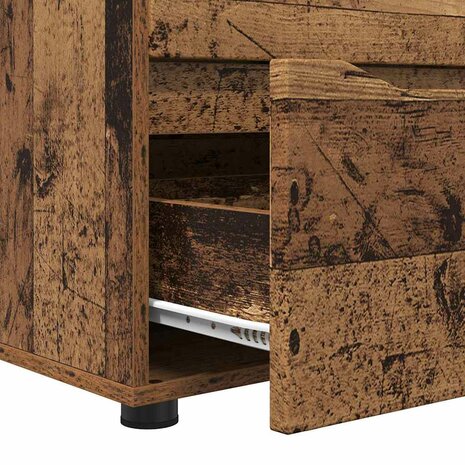 Opbergkast Oud Hout 60 x 48 x 57 cm Bewerkt hout 9
