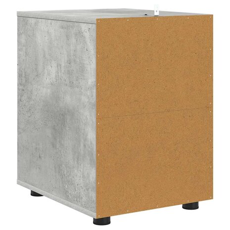 Opbergkast Beton Grijs 40 x 48 x 57 cm Bewerkt hout 8