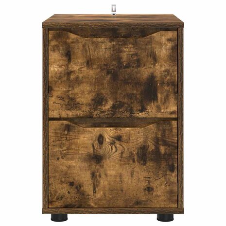 Opbergkast Gerookt eiken 40 x 48 x 57 cm Bewerkt hout 6