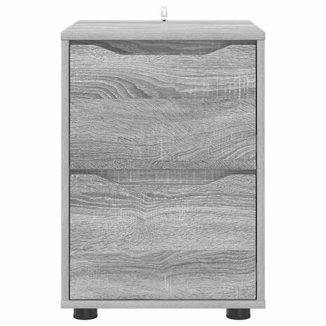 Opbergkast Grijs Sonoma 40 x 48 x 57 cm Bewerkt hout 6
