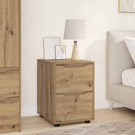 Opbergkast Artisan Eiken 40 x 48 x 57 cm Bewerkt hout 1