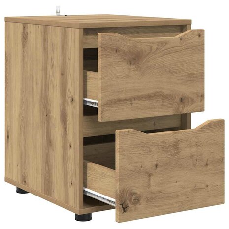 Opbergkast Artisan Eiken 40 x 48 x 57 cm Bewerkt hout 5