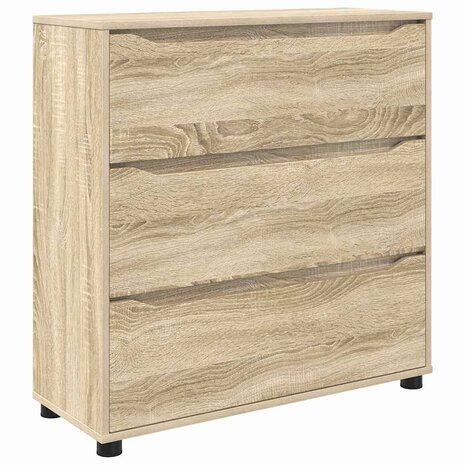 Opbergkast Sonoma Eiken 80 x 31 x 81 cm Bewerkt hout 2