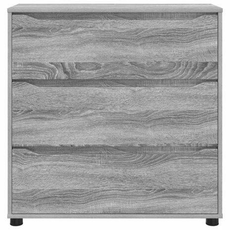 Opbergkast Grijs Sonoma 80 x 31 x 81 cm Bewerkt hout 8