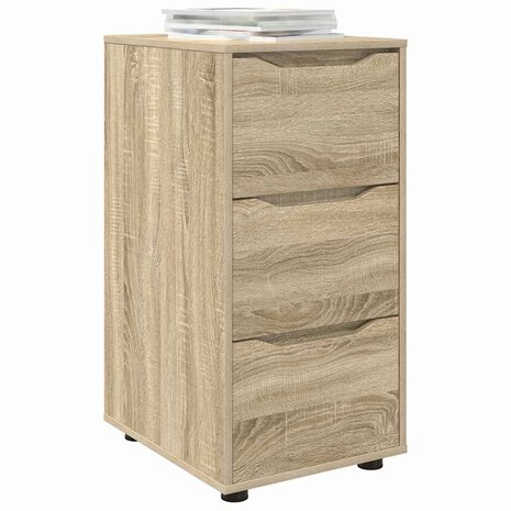 Opbergkast Sonoma Eiken 40 x 48 x 81 cm Bewerkt hout 3