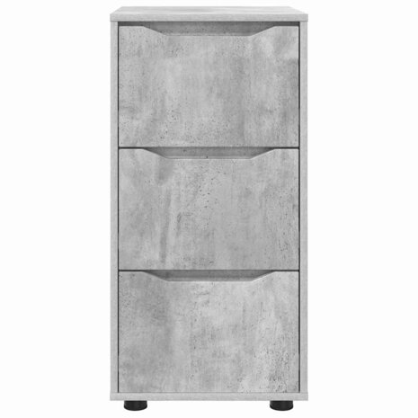 Opbergkast Beton Grijs 40 x 48 x 81 cm Bewerkt hout 8