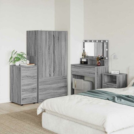 Opbergkast Grijs Sonoma 40 x 48 x 81 cm Bewerkt hout 1