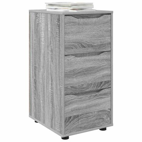 Opbergkast Grijs Sonoma 40 x 48 x 81 cm Bewerkt hout 3