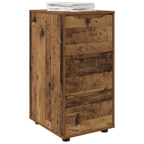 Opbergkast Oud Hout 40 x 48 x 81 cm Bewerkt hout 3