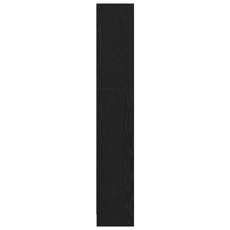Boekenkast Zwart Eiken 60 x 24 x 143 cm Bewerkt hout 7
