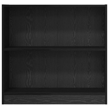 Boekenkast Zwart eiken 80 x 24 x 109 cm Bewerkt hout 5