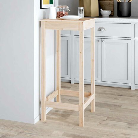 Bartafel 50x50x110 cm massief grenenhout 3