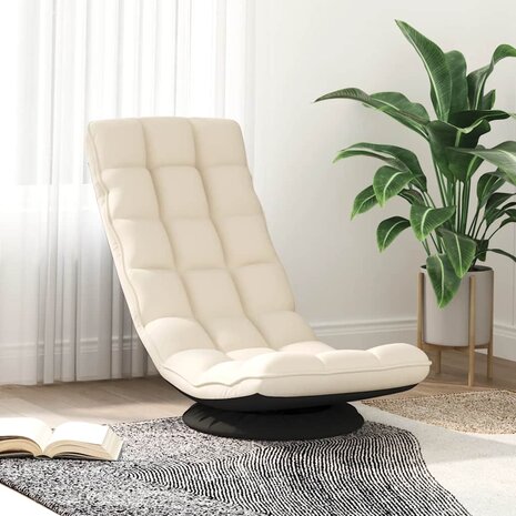 Draaibare vloerstoel linnen 70x51x79 cm 3