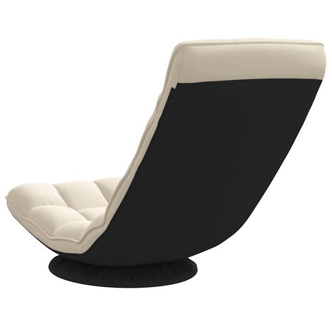 Draaibare vloerstoel linnen 70x51x79 cm 6