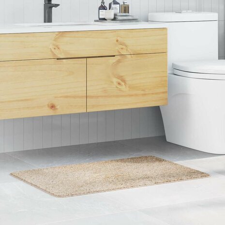 Antislip Badmat Cr&egrave;me 60 x 90 cm PP 1