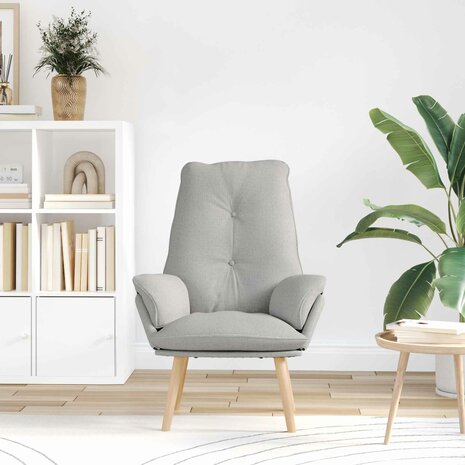 Fauteuil Wolkengrijs 69 x 74 x 93 cm Sherpa Stof 3