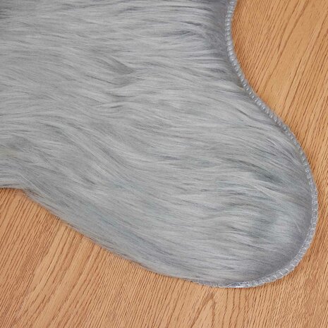 Nep Schapenvacht Tapijt Tafalla Grijs 60 x 90 cm Polyester 7