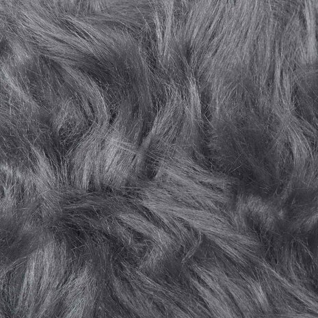 Nep Schapenvacht Tapijt Tafalla Antraciet &Oslash; 80 cm Polyester 9