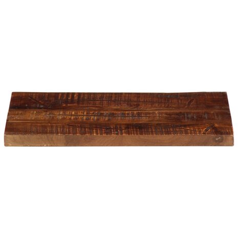 Tafelblad rechthoekig 40x20x3,8 cm massief gerecycled hout 3