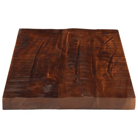 Tafelblad rechthoekig 40x20x3,8 cm massief gerecycled hout 4