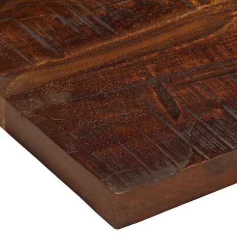 Tafelblad rechthoekig 40x20x3,8 cm massief gerecycled hout 6