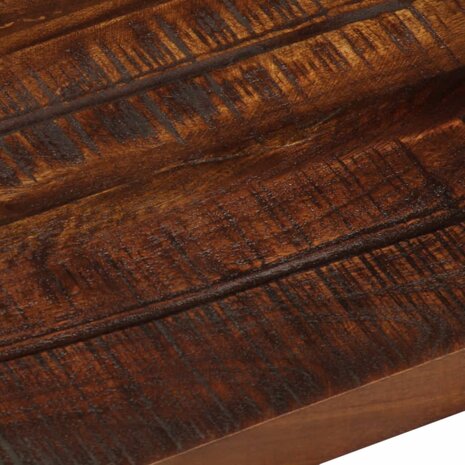 Tafelblad rechthoekig 40x20x3,8 cm massief gerecycled hout 7