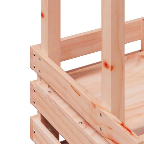 Tuinbartafel met dak 112,5x57x195,5 cm massief hout 7