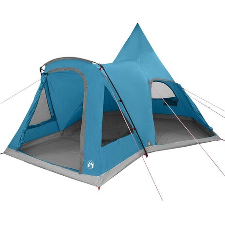 Teepee Tent met dak met opslag Blauw 545 x 450 x 295 cm 2