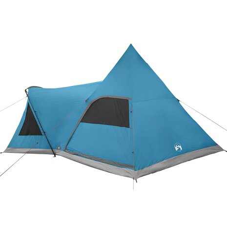 Teepee Tent met dak met opslag Blauw 545 x 450 x 295 cm 7