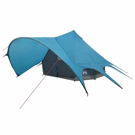 Teepee Tent met dak Blauw en Grijs 600 x 600 x 347 cm 4