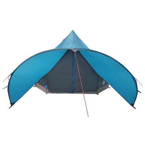 Teepee Tent met dak Blauw en Grijs 600 x 600 x 347 cm 5