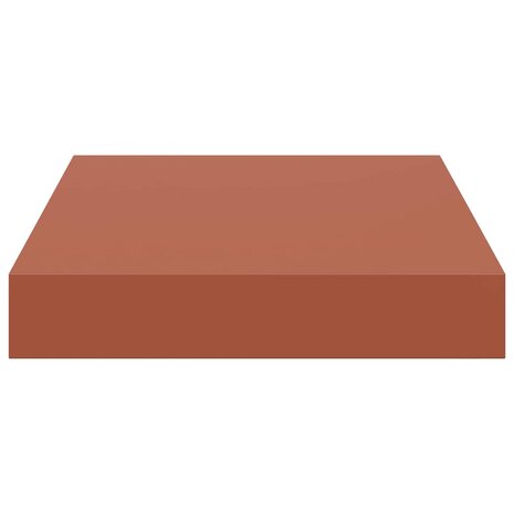 Wandplank met opslag 2 pcs Rood 23 x 23,5 x 4 cm Bewerkt hout 6