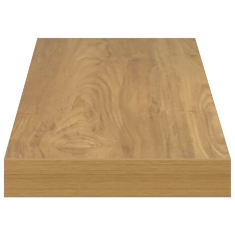 Wandplank Wandgemonteerd Bruin 50 x 23 x 4 cm Bewerkt hout 7