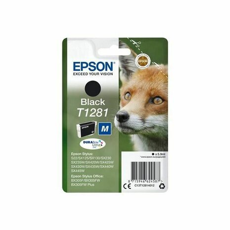 Originele inktcartridge Epson T1281 Zwart 5,9 ml 1