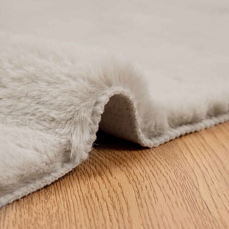 Nep Konijnenbont Tapijt Olite Beige 80 x 150 cm Polyester 5