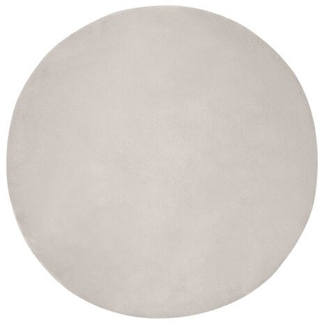 Nep Konijnenbont Tapijt Olite Beige &Oslash; 120 cm Polyester 2