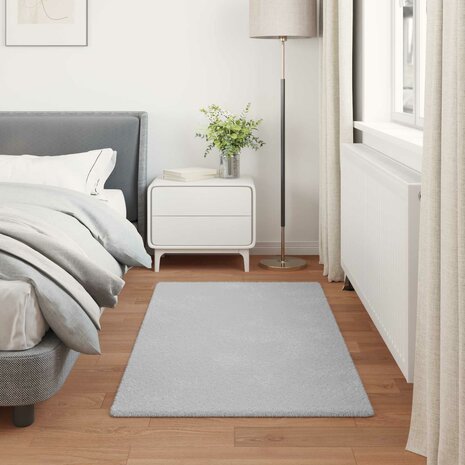Nep Konijnenbont Tapijt Olite Grijs 80 x 150 cm Polyester 4