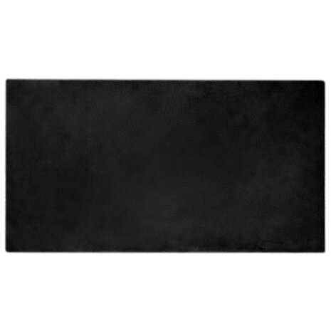 Nep Konijnenbont Tapijt Olite Zwart 80 x 150 cm Polyester 2