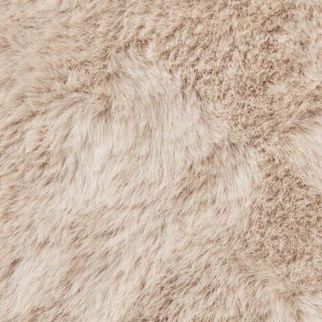 Nep Konijnenbont Tapijt Olite Taupe 120 x 120 cm Polyester 9