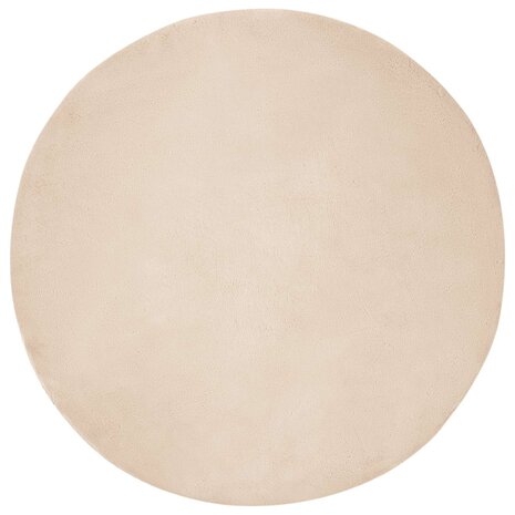Nep Konijnenbont Tapijt Olite Taupe &Oslash; 120 cm Polyester 2