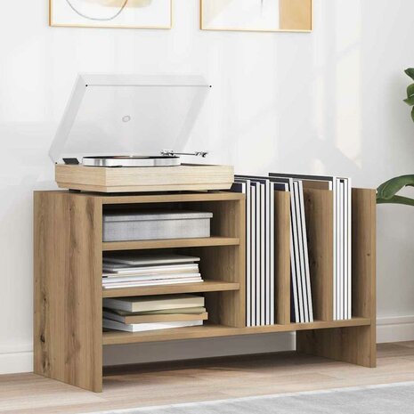 Platenkast Artisan Eiken 78.5 x 35 x 45 cm Bewerkt hout 1