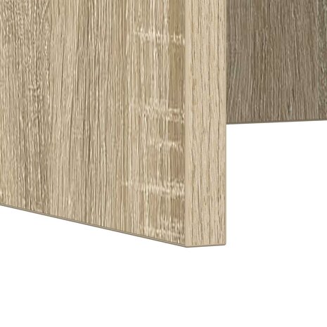 Aan de muur bevestigd bureau Sonoma Eiken 100 x 45 x 30 cm 9