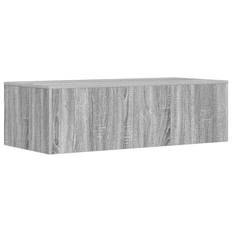 Aan de muur bevestigd bureau Grijs Sonoma 100 x 45 x 30 cm 7